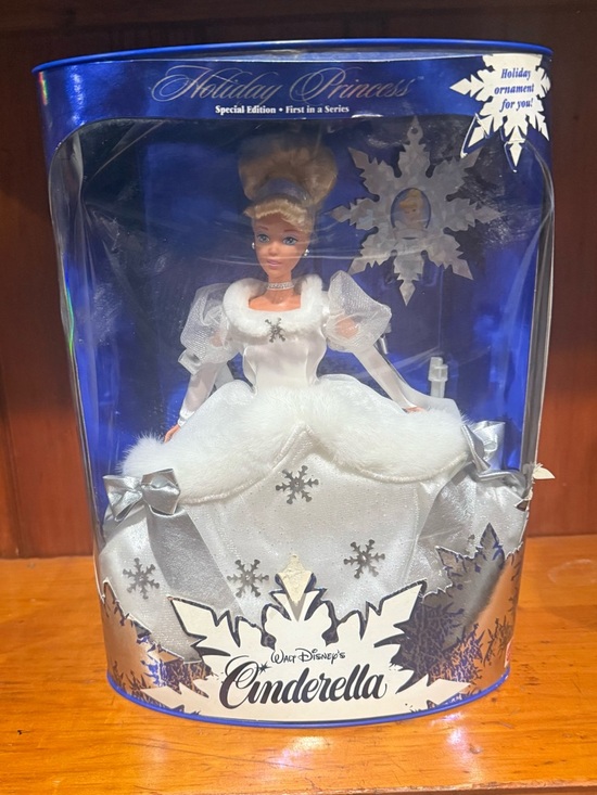 Mattel Other - Mattel Cinderella Holiday Princess Doll White & Silver